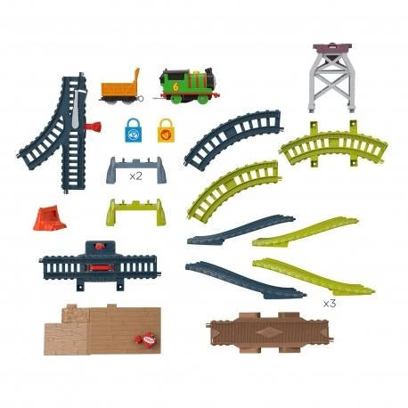 Fisher Price Thomas and Friends trasos rinkinys su motorizuotu garvežiuku