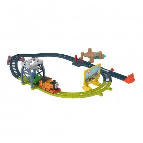 Fisher Price Thomas and Friends trasos rinkinys su motorizuotu garvežiuku