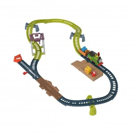 Fisher Price Thomas and Friends trasos rinkinys su motorizuotu garvežiuku