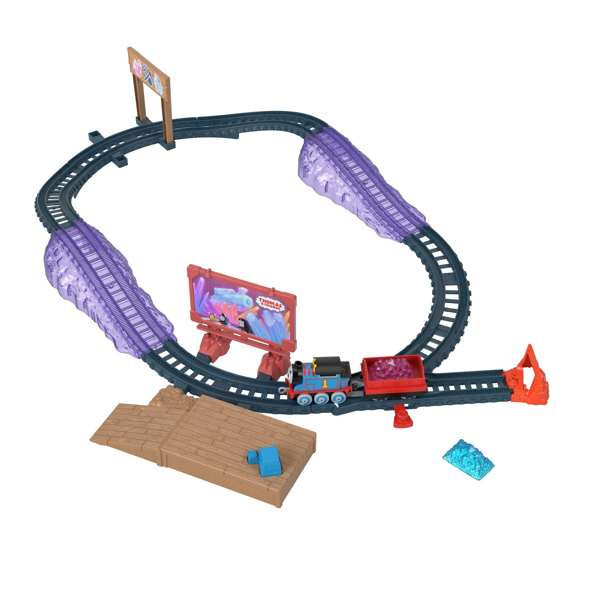 Mattel Thomas and Friends trasų rinkinys garvežiukams