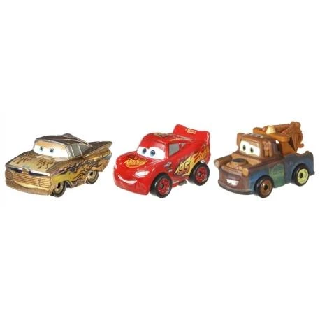 Mattel CARS 3 automodelių rinkinys Mini Lenktynininkai, 3vnt., GKG01