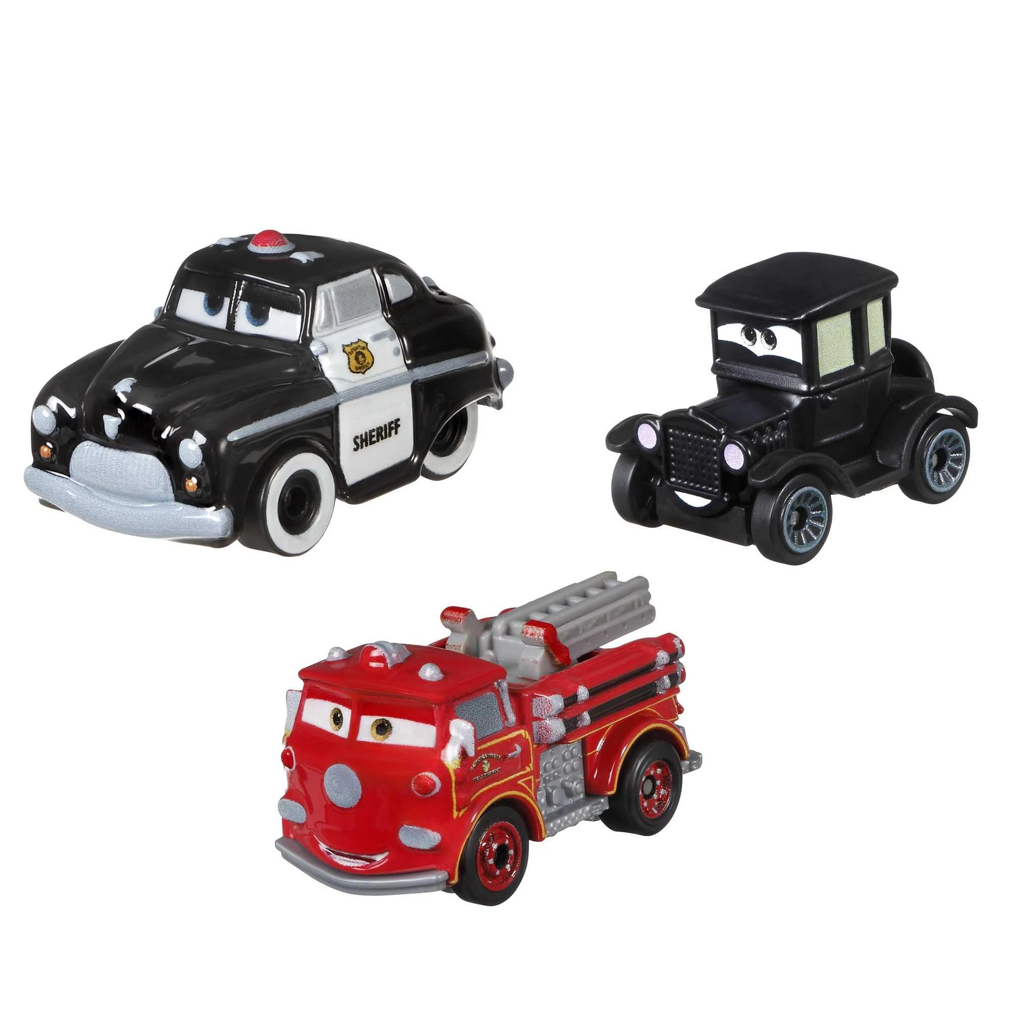 Mattel CARS 3 automodelių rinkinys Mini Lenktynininkai, 3vnt., GKG01