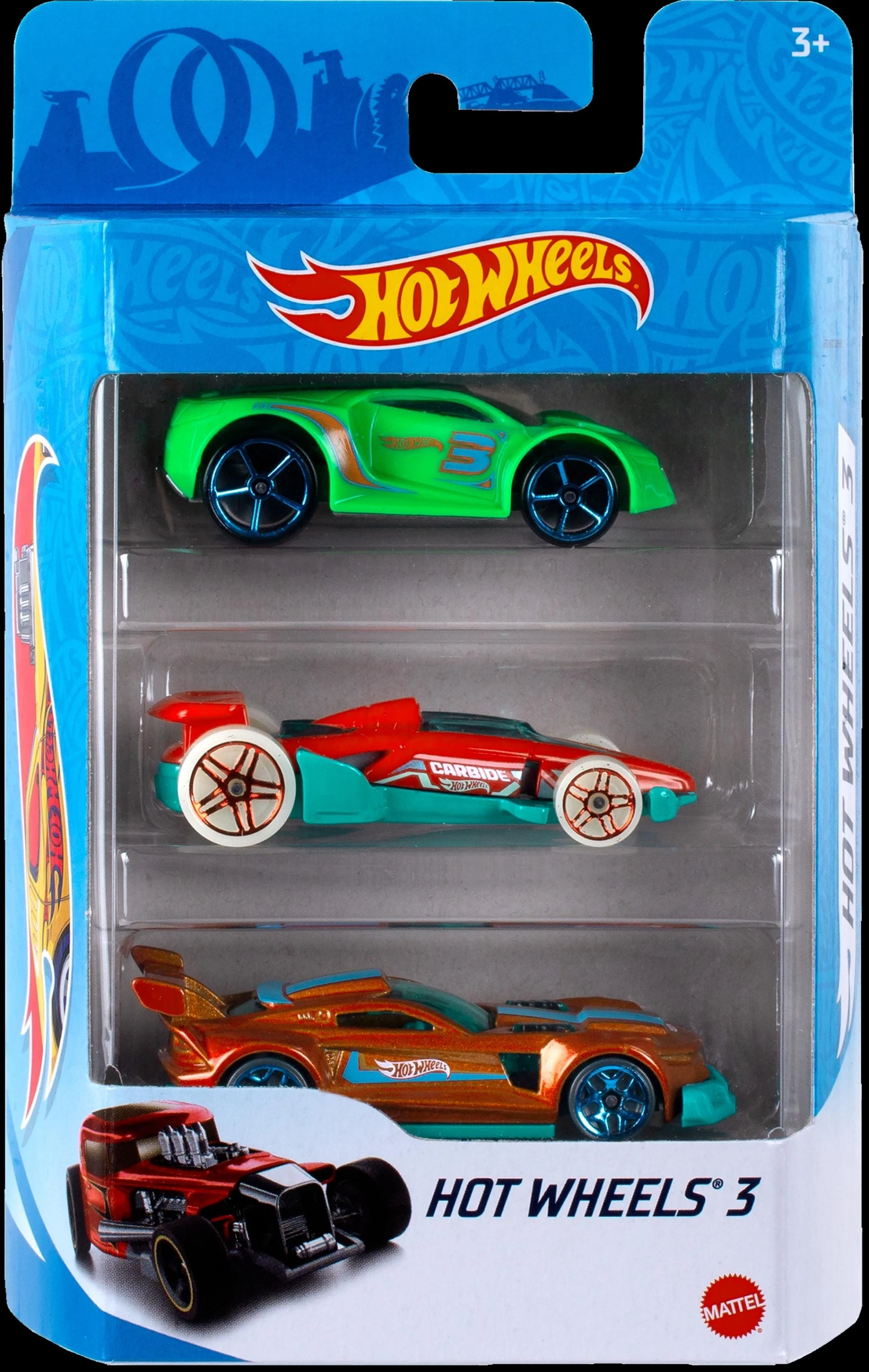Mattel HOT WHEELS trijų automobilių rinkinys, K5904