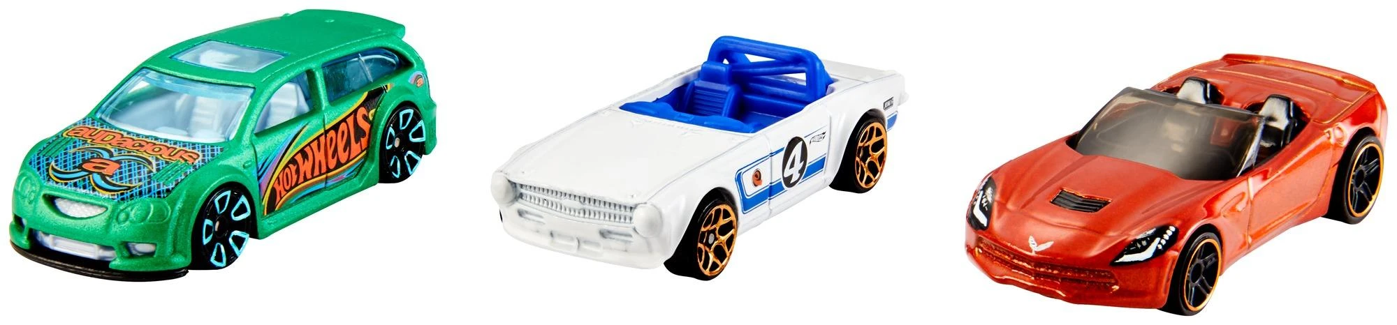 Mattel HOT WHEELS trijų automobilių rinkinys, K5904