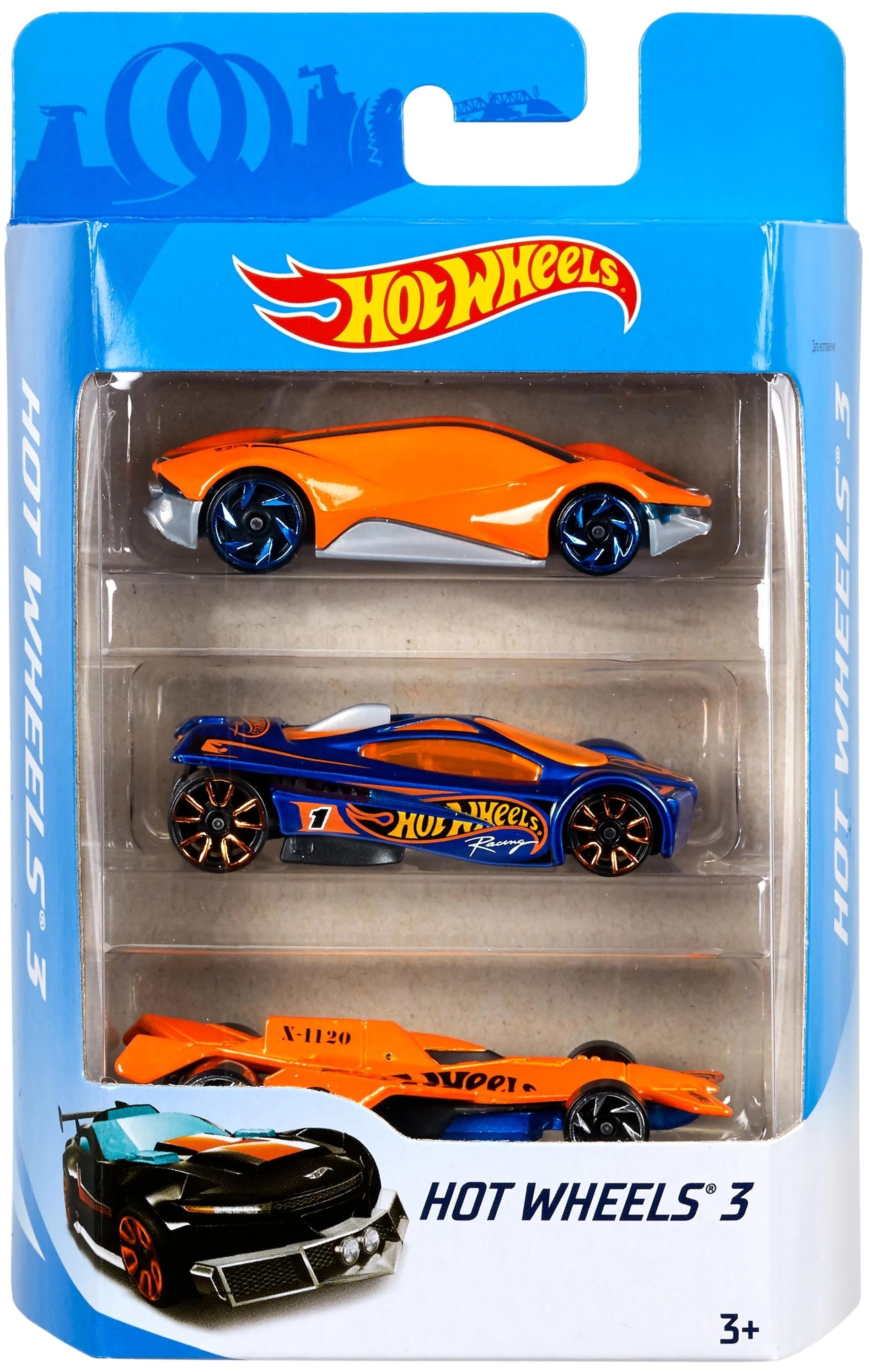 Mattel HOT WHEELS trijų automobilių rinkinys, K5904