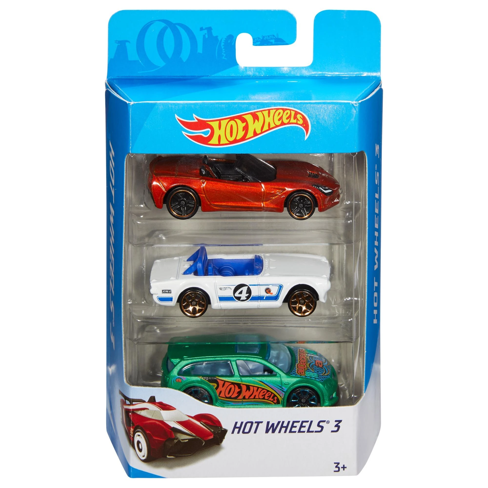 Mattel HOT WHEELS trijų automobilių rinkinys, K5904