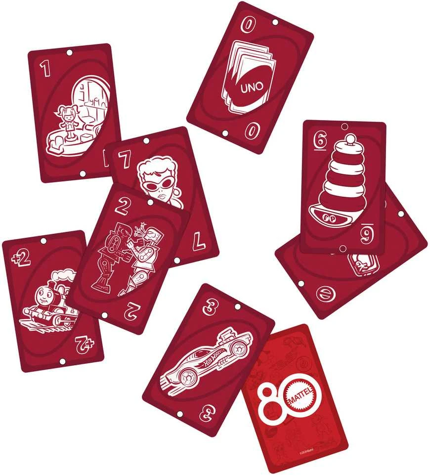 UNO kortos MATTEL 80 (JGK30)