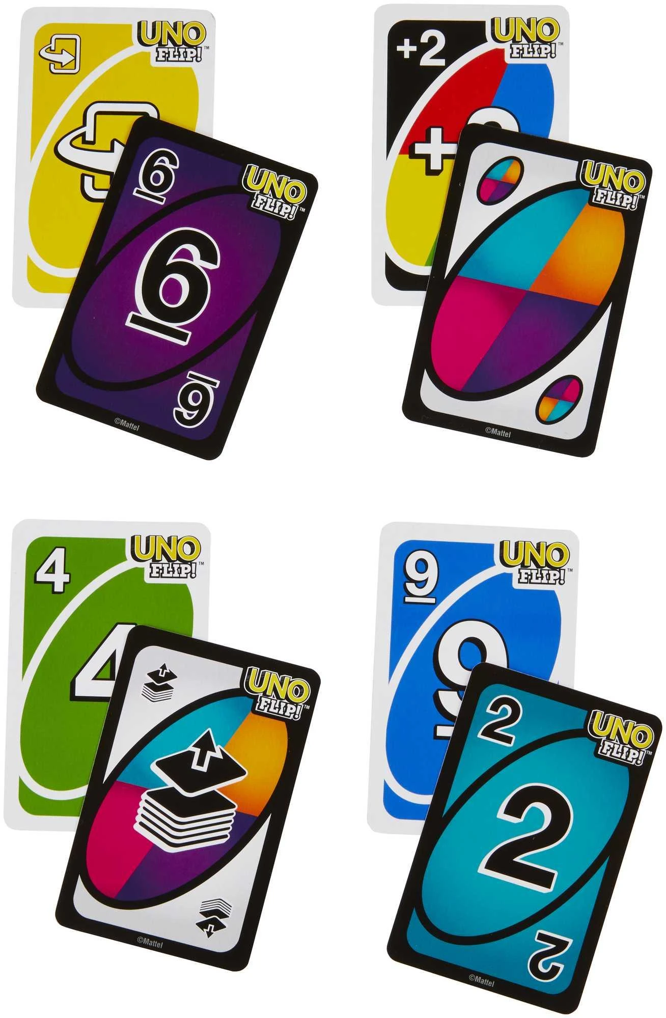 Mattel UNO žaidimas su dvipusėmis kortomis, GDR44