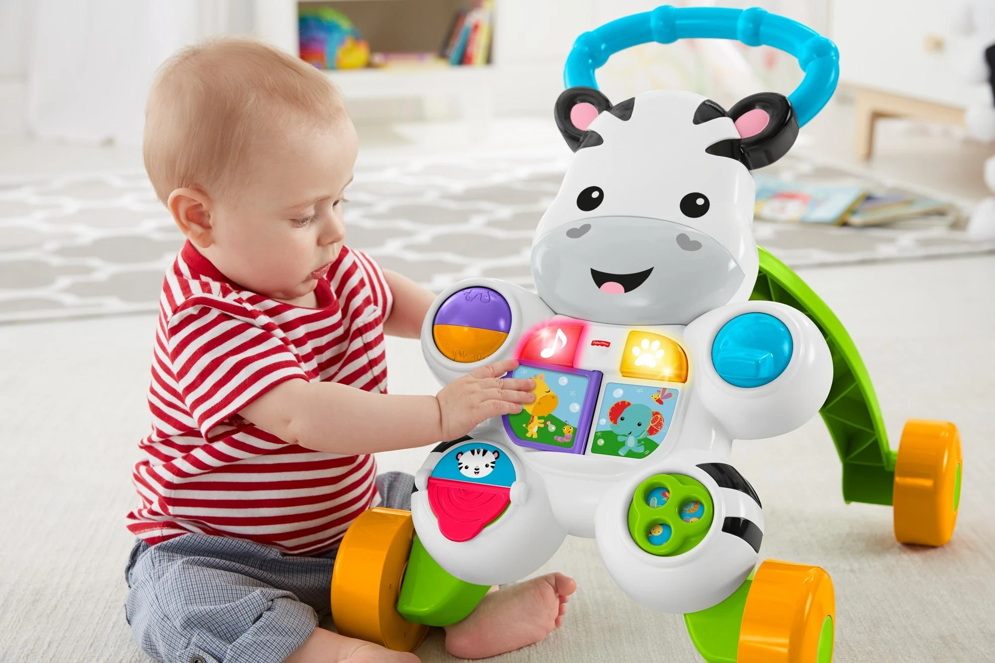 Fisher price Vaikštukas-paspirtukas - Zebriukas