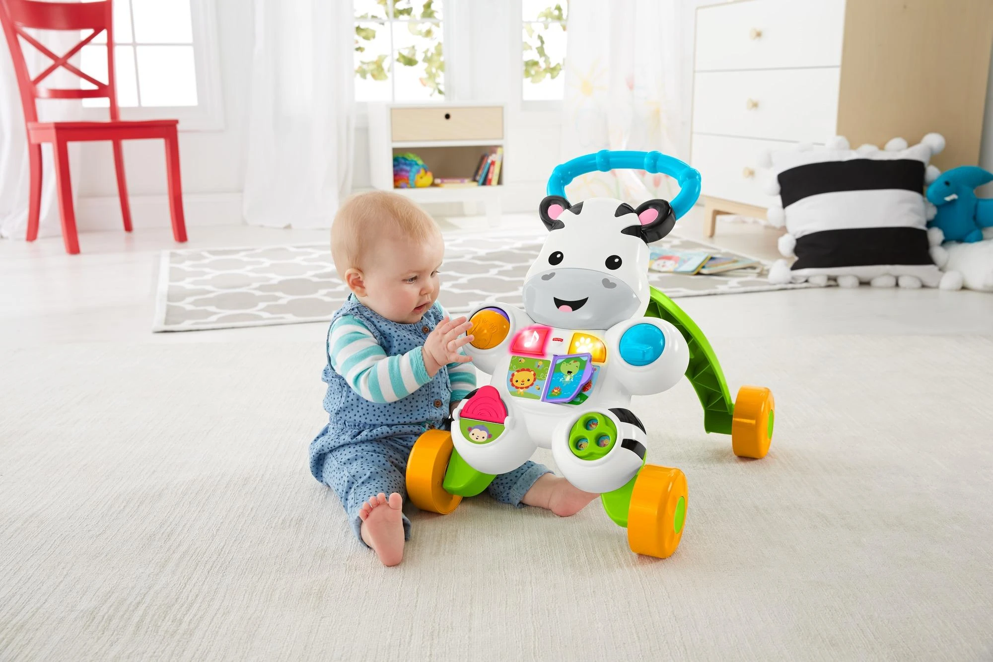 Fisher price Vaikštukas-paspirtukas - Zebriukas