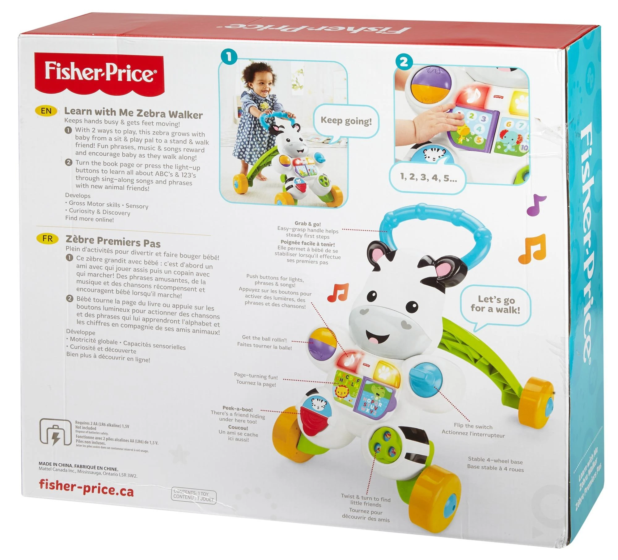 Fisher price Vaikštukas-paspirtukas - Zebriukas