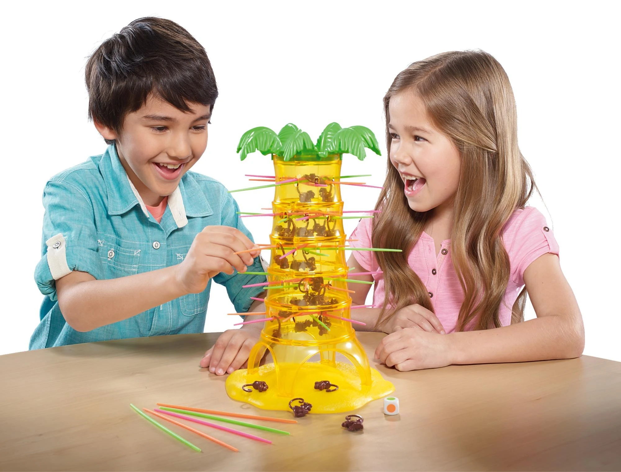 Mattel stalo žaidimas Beždžionėlės akrobatės Tumblin' Monkeys 52563