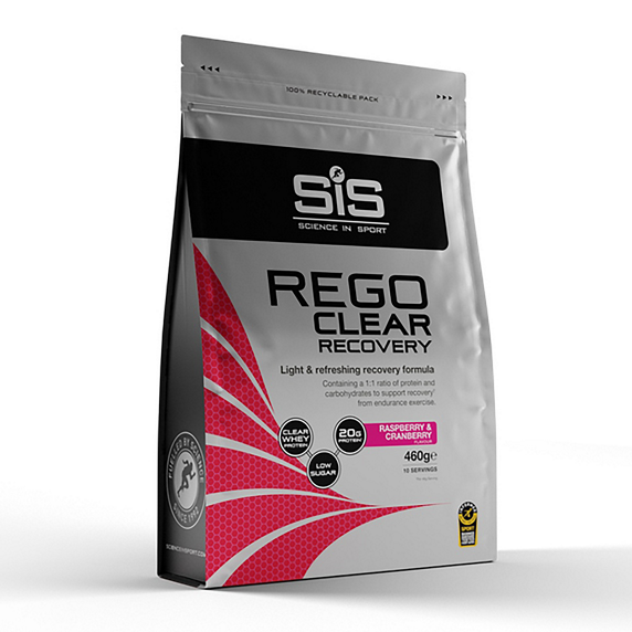 Science In Sport Sportinis maistas milteliais SiS Rego Clear Recovery Raspberry & Cranberry 460g