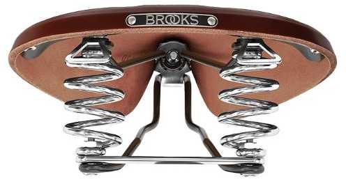 Dviračio balnas Brooks B 67 tamsiai rudas 205x76mm
