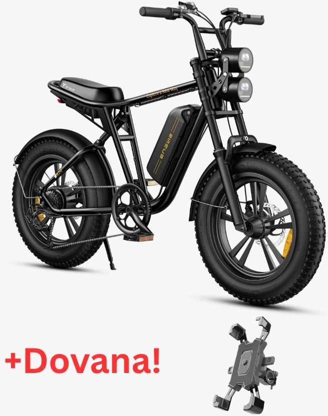 Dviratis 20" elektrinis Engwe M20 viena baterija juodas