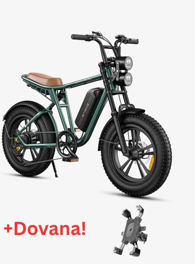 Dviratis 20" elektrinis Engwe M20 viena baterija žalias