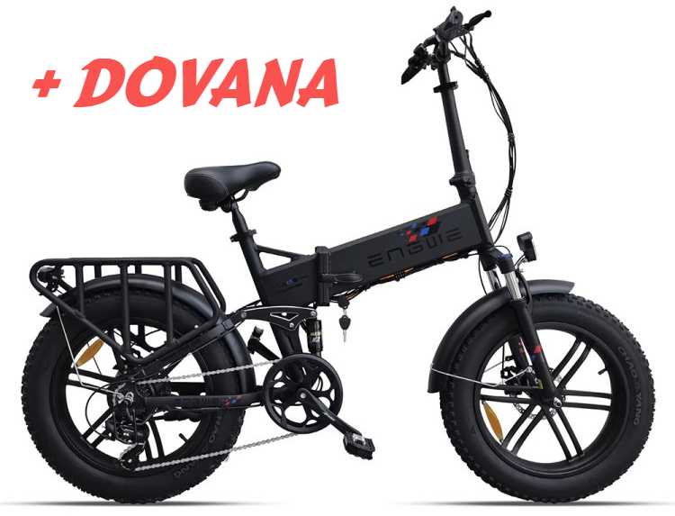 Dviratis 20" elektrinis Engwe Engine X juodas