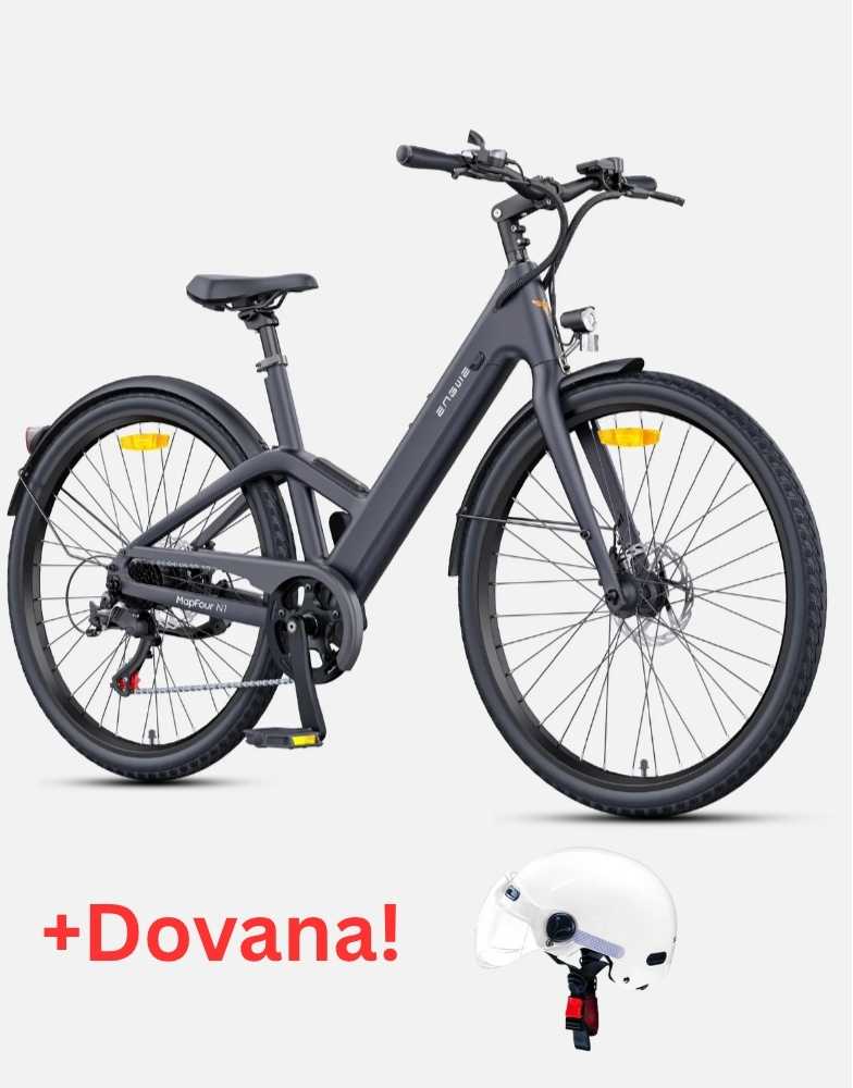 Dviratis 28" elektrinis Engwe N1 AIR ST mot. karboninis juodas