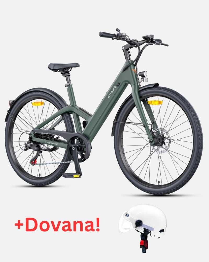 Dviratis 28" elektrinis Engwe N1 AIR ST mot. karboninis žalias