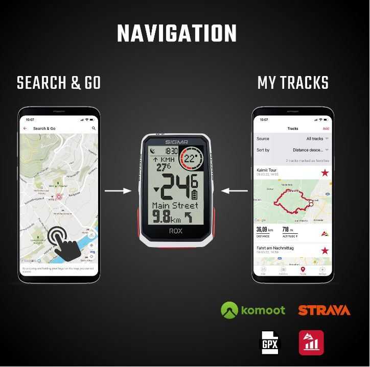 SIGMA ROX 4.0 GPS dviračio kompiuteris