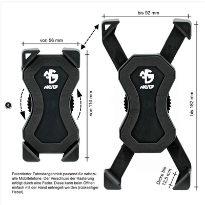 Kita Telefono dėklas NC 17 Universal-Handyhalter