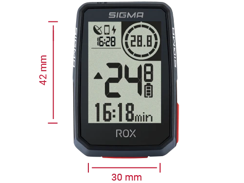 Dviračio kompiuteris SIGMA ROX 2.0 GPS Juodas