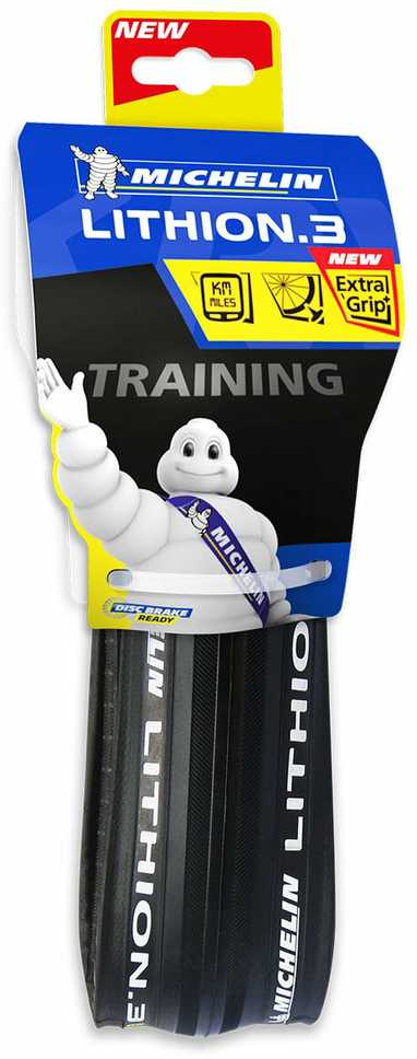 MICHELIN TIRE LITHION3 Juodas 700X25C PERFORMANCE LINE KEVLAR TS (162539)