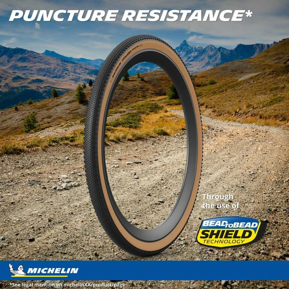 MICHELIN TIRE POWER GRAVEL CLASSIC V2 700X40C COMPETITION LINE FOLDABLE MAGI-X TS TLR (041636)