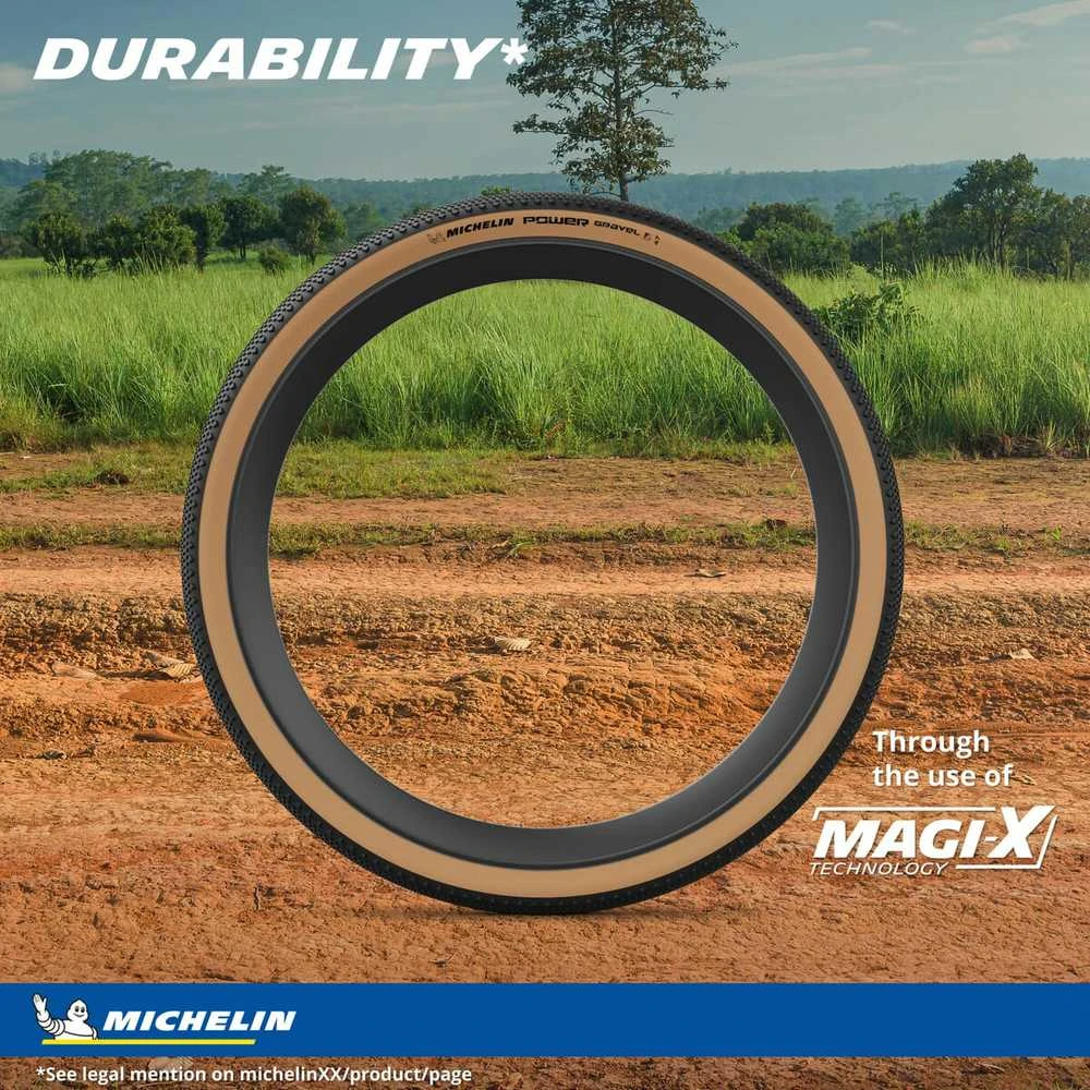 MICHELIN TIRE POWER GRAVEL CLASSIC V2 700X40C COMPETITION LINE FOLDABLE MAGI-X TS TLR (041636)