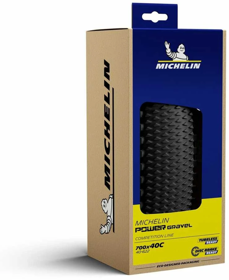 MICHELIN TIRE POWER GRAVEL CLASSIC V2 700X40C COMPETITION LINE FOLDABLE MAGI-X TS TLR (041636)