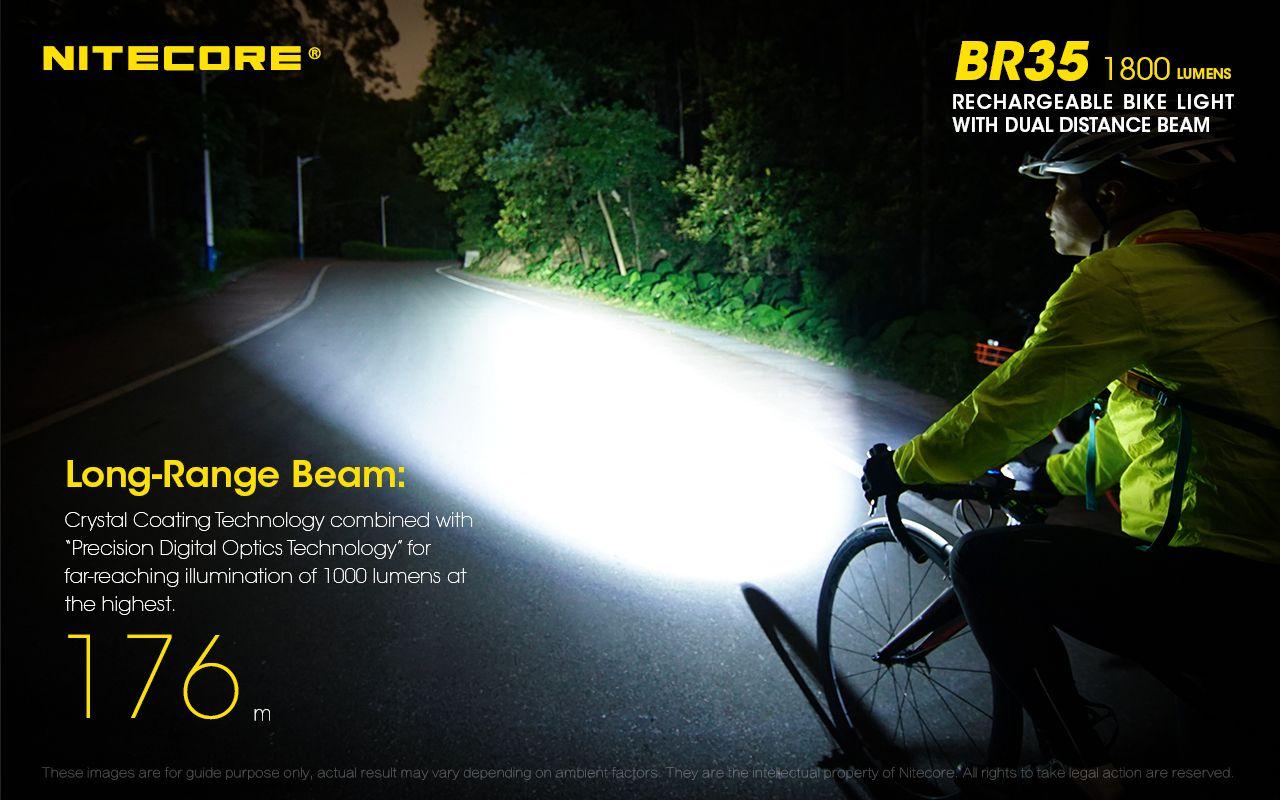 Nitecore BR35 dviračio žibintas 1800lm