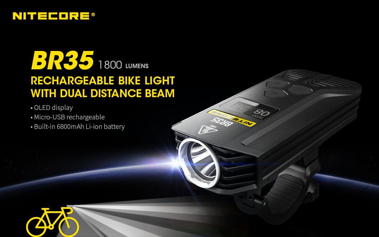 Nitecore BR35 dviračio žibintas 1800lm