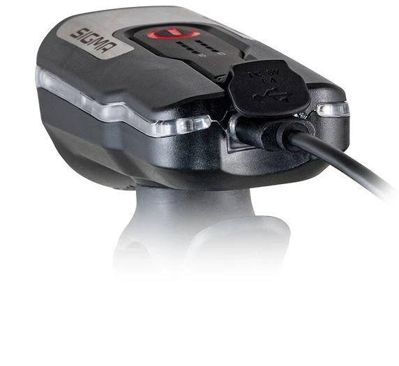 SIGMA AURA 80 USB priekinis žibintas + NUGGET II galinis žibintas
