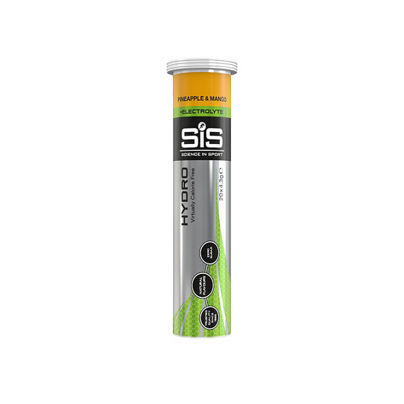 Elektrolitų gėrimas tabletėmis SiS Go Hydro Pineapple & Mango 20x4g
