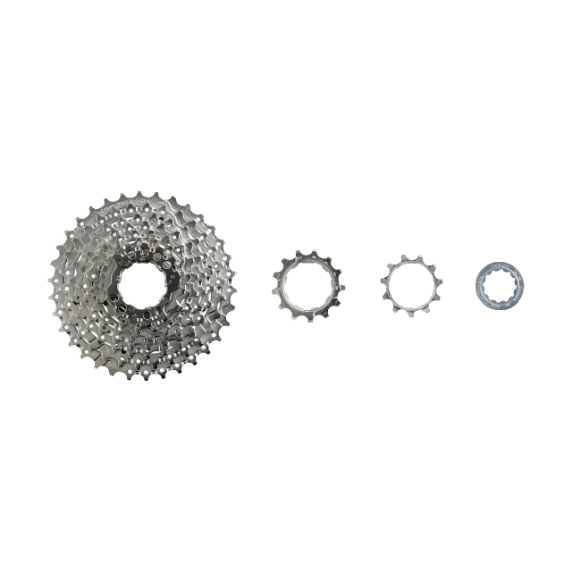 Galinis žvaigždžių blokas Shimano 9s 11-34 CS-HG400-9 11-13-15-17-20-23-26-30-34 AU