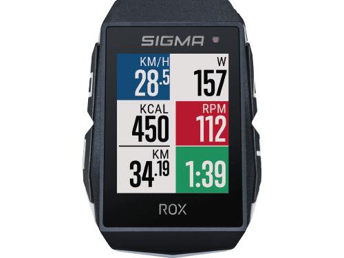 Sigma Sport ROX 11.1 Evo GPS dviračio kompiuteris, Juodas