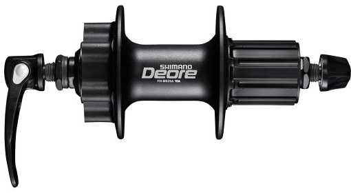 Stabulė galinė Shimano M525 Deore Disc 32L QR 6H juoda