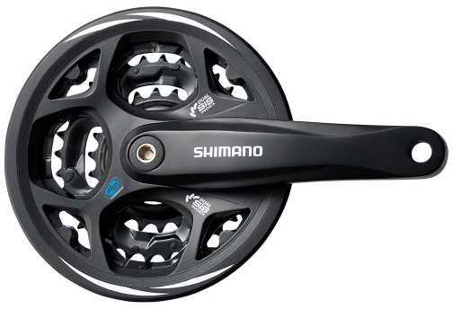 Priekinis žvaigždžių blokas Shimano ALTUS FC-M311-42T 175MM 7/8-speed juodas-42X32X22T