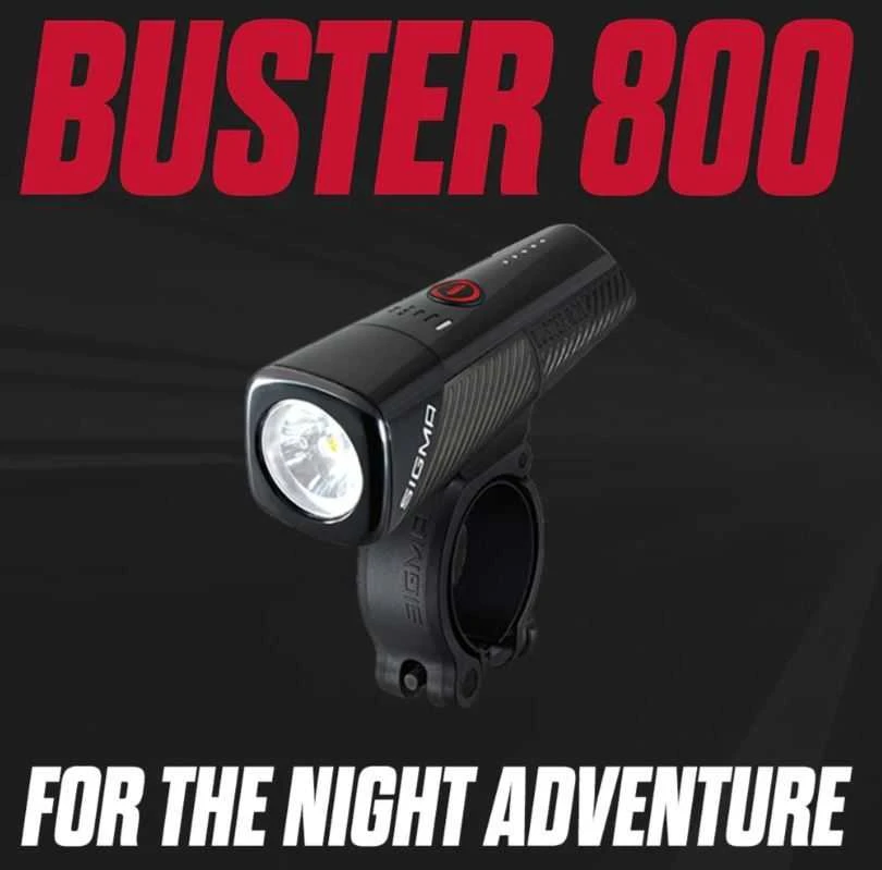 Priekinė lempa Sigma Buster 800 USB