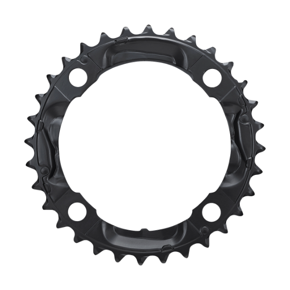 Žvaigždė Shimano 32T Juodas Deore FC-M590