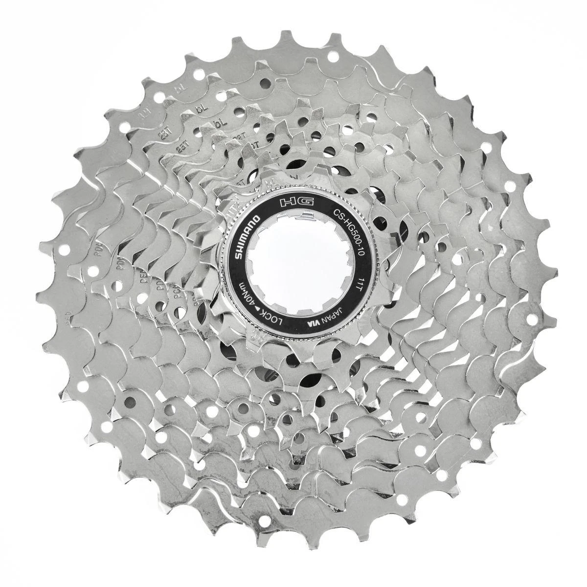 Žvaigždžių blokas Shimano 10s 11-32 CS-HG500 11-12-14-16-18-20-22-25-28-32