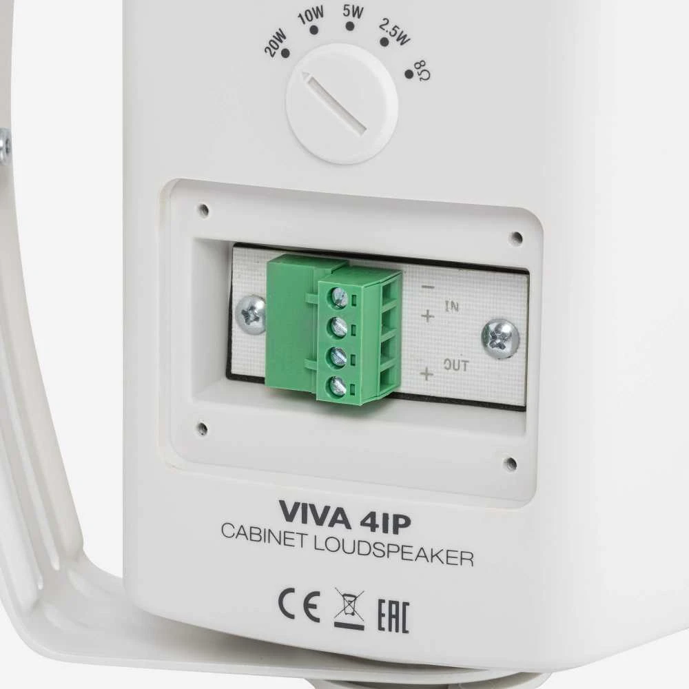 AMC VIVA4 IP garsiakalbio galinė jungčių plokštė