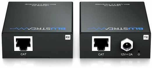 Blustream UEX50B-KIT USB2.0 signalo perdavimo sistema per CAT5e/6 kabelius (imtuvas-siųstuvas)