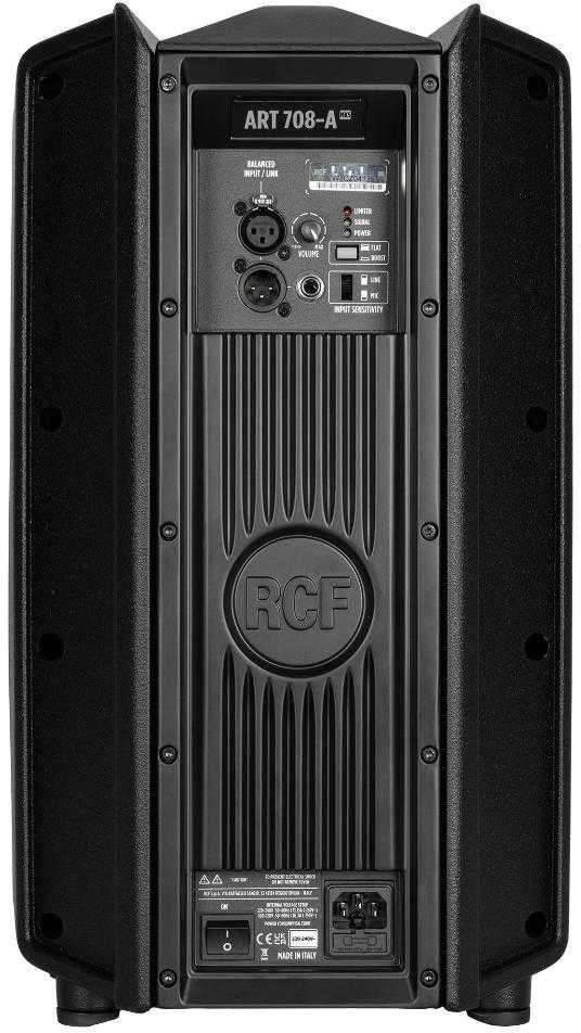 RCF ART 708-A MK5 akustinė sistema su stiprintuvu
