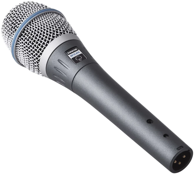 Shure Beta 87A rankinis kondensatorinis mikrofonas