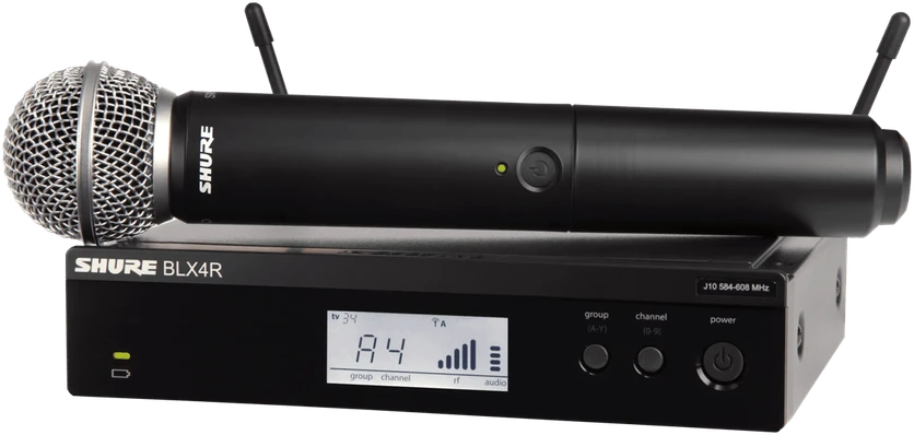 Shure BLX24RE/SM58-K14 belaidė mikrofono sistema