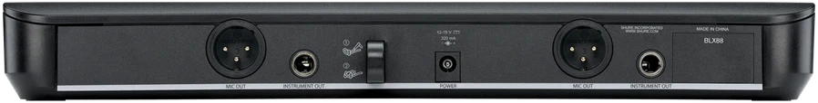 Shure BLX288E/B58-K14 dviguba belaide mikrofono sistema su rankiniais mikrofonais