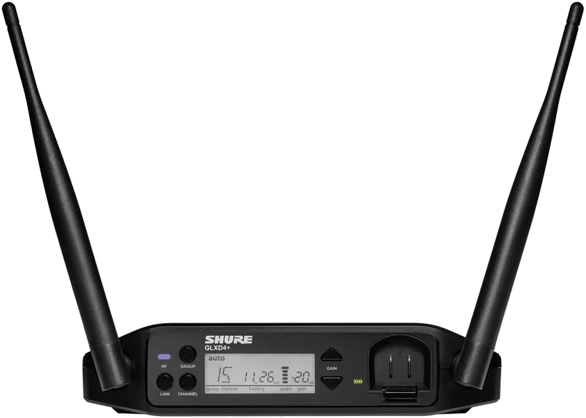 Shure GLXD24+E/SM58-Z4 belaidė mikrofono sistema