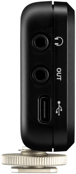 Shure MV-R-Z6 belaidžių mikrofonų imtuvas montuojamas ant kameros