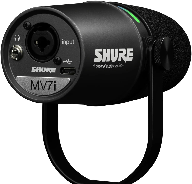 Shure MV7I mikrofonas